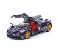 TQMEAD 1 24 para Pagani Coche Modelo De Coche De Aleación Super Deportes Coche De Juguete BoyCollection Decoración Miniaturas De Automoción(Purple)