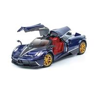 TQMEAD 1 24 para Pagani Coche Modelo De Coche De Aleación Super Deportes Coche De Juguete BoyCollection Decoración Miniaturas De Automoción(Azul)