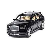 TQMEAD 1 24 Rolls Cullinan Diecast Alloy Sound and Light Pull Back Toy Modelo Juguetes de Coche para Regalo de niños Miniaturas De Automoción(Negro)