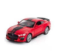 TQMEAD 1 32 for Ford Mustang GT500 Aleación De Zinc Modelo De Coche Simulación Sonido Y Luz Juguete for Niños Miniaturas De Automoción(Rojo)