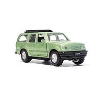 TQMEAD 1 43 para Ford Explorer SUV Vehículo Todoterreno Modelo Coche Fundido A Presión Aleación Metal como Regalo Año Nuevo Miniaturas De Automoción(Verde)