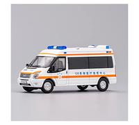 TQMEAD 1 64 For F-Transit Van Coche De Policía 120 Ambulancia Simulación De Aleación Modelo De Coche Colección De Adultos Regalo Coche De Juguete Miniaturas De Automoción(3)