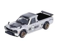 TQMEAD 1 64 Nissan Sunny Pickup Modelo De Coche De Aleación Pintado En Plata Coleccionable para Exhibición O Regalo para Niños Miniaturas De Automoción
