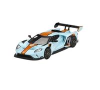 TQMEAD 1 64 para Ford GT MK II Gulf Blue 15 Coupe Modelo De Coche De Simulación para Adultos Adornos De Colección Estáticos Miniaturas De Automoción