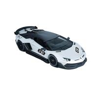 TQMEAD 1 64 para Lamborghini Modelo De Coche De Aleación Blanco Perlado Adorno Estático Coleccionable como Decoración Miniaturas De Automoción