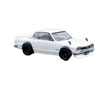 TQMEAD Adorno Decorativo para Coche De Aleación A Escala 1 64 con Pintura Blanca De Nissan, Regalo De Colección para Niños Miniaturas De Automoción