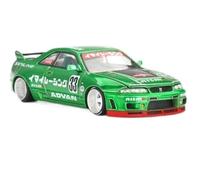 TQMEAD Adorno Estático Coleccionable De Aleación Pintada De Verde para Niños O Modelistas para Nissan GTR V1 1 64 Miniaturas De Automoción