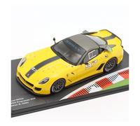 TQMEAD Adornos De Colección para El Modelo De Coche De Rally De Aleación Ferrari #97 599XX 2010, Escala 1 43 Miniaturas De Automoción