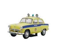 TQMEAD Aleación Fundida A Presión A Escala 1 24 para El Moskvich 407, Coches De Policía, Modelos Clásicos, Regalos para Adultos. Miniaturas De Automoción