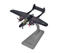 TQMEAD AvióN Miniatura Avión De Aleación P61 A Escala 1:144, Black Widow Night Fighter, Souvenirs Decorativos. para Principiantes