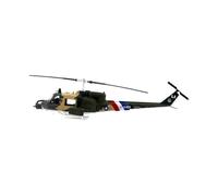 TQMEAD AvióN Miniatura Colección De Modelos De Helicópteros De Vuelo Vertical UH-1F Huey A Escala 1:72 para Aficionados para Principiantes