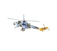 TQMEAD AvióN Miniatura Colección De Recuerdos del Modelo De Helicóptero Armado Mi-24V, Escala 1:72. para Principiantes