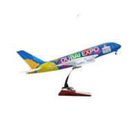TQMEAD AvióN Miniatura Modelo De Avión A380 De Resina Fundida A Presión A Escala 1:150 con Luz LED para Coleccionar. para Principiantes(No Light)