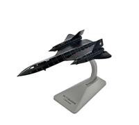 TQMEAD AvióN Miniatura Modelo De Avión De Reconocimiento Blackbird SR71 A Escala 1:200, Acabado En Aleación Lockheed. para Principiantes