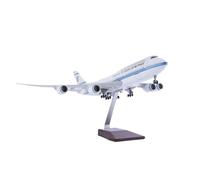 TQMEAD AvióN Miniatura Modelo De Avión De Resina Fundida A Presión B747 A Escala 1:150 con Luz Y Rueda De Colección. para Principiantes(with Light)