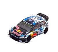 TQMEAD Colección De Adornos De Coches De Rally De Aleación Volkswagen Polo 2016 Monte Carlo, Ganador del WRC, Escala 1 43 Miniaturas De Automoción