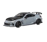 TQMEAD Conversión De Carrocería Ancha 1 64 para Subaru BRZ, Modelo De Automóvil De Aleación Pintado En Gris Cemento, Exhibición Estática Miniaturas De Automoción