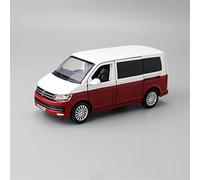 TQMEAD Escala 1 32 para Volkswagen T6 Multivan MPV Modelo De Coche Colores Surtidos Colección De Vehículos Ideas De Educación para El Hogar Miniaturas De Automoción(Rojo)