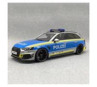 TQMEAD para Audi RS4-R 1 18 Resina Station Wagon Coche De Policía Modelo Adulto Coleccionables Regalo De Exhibición Miniaturas De Automoción