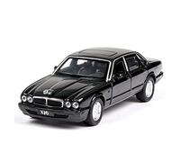 TQMEAD para Jaguar XJ6 2004 1 36 Simulación Modelo De Coche Aleación Fundido A Presión Colección De Vehículos De Juguete Niños Miniaturas De Automoción(Negro)