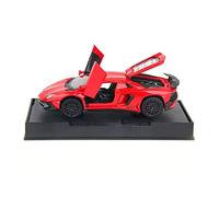 TQMEAD para Lamborghini LP750 1 32 Simulación Sonido Y Aleación Ligera Control Fuerza Colección Modelos Coche Juguete Miniaturas De Automoción(Azul)