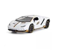 TQMEAD para Lamborghini LP770-4 1 32 Modelo Simulación Fuerza Control Sonido Y Luz Juguete Colección De Regalos Miniaturas De Automoción(E)