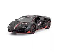 TQMEAD para Lamborghini LP770-4 1 32 Modelo Simulación Fuerza Control Sonido Y Luz Juguete Colección De Regalos Miniaturas De Automoción(A)