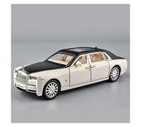 TQMEAD para Rolls Royce Phantom 1 32 Simulación Aleación Fundida Presión Modelo Coche Colección Sonido Luz Juguetes Niños Regalo Miniaturas De Automoción(White)