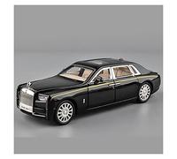 TQMEAD para Rolls Royce Phantom 1 32 Simulación Aleación Fundida Presión Modelo Coche Colección Sonido Luz Juguetes Niños Regalo Miniaturas De Automoción(Negro)