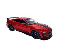 TQMEAD para Super Nuevo Ford Shelby GT500 Coche Deportivo Simulación Coche De Aleación 1 18 Miniaturas De Automoción(C)