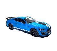 TQMEAD para Super Nuevo Ford Shelby GT500 Coche Deportivo Simulación Coche De Aleación 1 18 Miniaturas De Automoción(A)