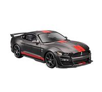 TQMEAD para Super Nuevo Ford Shelby GT500 Coche Deportivo Simulación Coche De Aleación 1 18 Miniaturas De Automoción(D)