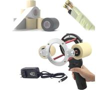 TQPGJJL Máquina Envolvedora De Bridas Eléctricas, Enrollador Tuberías Portátil HVAC 12V 70-380 RPM, Máquina Encintadora Tubos Cobre Aire Acondicionado 30-70mm