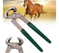 TQPGJJL Pinza Pezuñas Caballo Primera Calidad Herramienta Profesional Herrador Veterinario Acero Inoxidable Mango Goma Ergonómico a Prueba De óxido Cortador Precisión Equinos Ganado