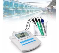 TQPGJJL Probador de Calidad del Agua de sobremesa 6 en 1 Acuicultura hidropónica - Medidor multiparámetro Comercial pH TDS EC CF ORP Temp con ATC for gestión de nutrientes en piscifactorías