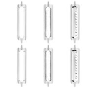 TQPUWT Hoja de Acero Inoxidable, 6 Pieza Cuchillas de Repuesto para Turbo Peeler y Turbo Combo Plus, Cuchillas de Rellenar Las Hojas Manual Razor Blades para Fruta y verdura Plateado