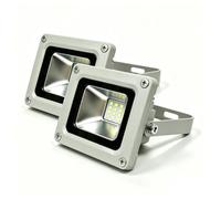 TQQEPOOL 10W Luz Jardín 12-24V DC 6500K IP65 Impermeable Lámpara LED