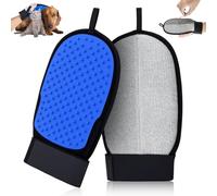 TQRR Guante de depilación de mascotas para perros y gatos, cepillo mágico reutilizable para mascotas, guantes de aseo para mascotas, herramienta electrostática para quitar el pelo de mascotas para