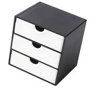 TQUXNGA 1: 12 archivadores de escritorio en miniatura para casa de muñecas, oficinas, organizadores de almacenamiento con cajones que se pueden abrir, accesorios de escena de casa de muñecas