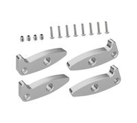TQUXNGA 1 juego de actualizaciones de suspensión de aluminio 7075 de bordes altos, instalación simple para piezas de ejecución SCX30 Crawlerbot