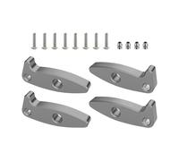 TQUXNGA 1 juego de actualizaciones de suspensión de aluminio 7075 de bordes altos, instalación simple para piezas de ejecución SCX30 Crawlerbot
