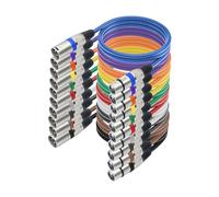 TQUXNGA 10 cables mezcladores de 3 pines, cable Kanon macho a hembra, conectores de micrófonos, cable de extensión, línea mezcladora