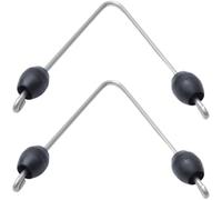 TQUXNGA 2 adaptadores de tubo de látex Wishbone, herramienta de pesca para fusil submarino, conector de pesca submarina, accesorio de conexión de lanza, herramienta de pesca profesional