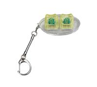 TQUXNGA 2 teclas, interruptor de juguete, probador, llavero, retroalimentación táctil, alivio de la ansiedad, oficina, viaje, juguete, multicolor, accesorio de teclados