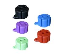 TQUXNGA 5 protectores de silicona para caña de pescar, bolas fijas para aparejos de peces, sujetadores de corbata, soporte de herramientas, agua salada