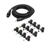TQUXNGA Adaptador de carga USB C de 12 piezas con adaptadores de puerto DC5.5 PD100W cable de carga rápida para laptop, teléfono, tabletas, adaptador USB C para laptop, tablet, cámara