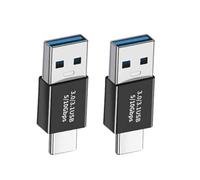 TQUXNGA Adaptador de convertidor USB 3.1 a USB C macho hembra para transferencia rápida de datos de hasta 10 Gbps para puertos tipo C, conectores USB C portátiles