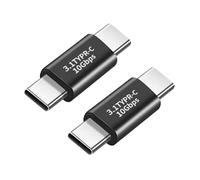 TQUXNGA Adaptador tipo C hembra a macho conectores codo/rectos para transferencia rápida de datos y fácil almacenamiento para el hogar u oficina, convertidor tipo C