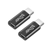 TQUXNGA Adaptador tipo C hembra a macho conectores codo/rectos para transferencia rápida de datos y fácil almacenamiento para el hogar u oficina, convertidor tipo C