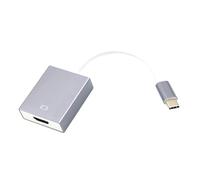 TQUXNGA Adaptador USB C a Hdmis de aluminio con salida de vídeo 4K para smartphones, tabletas, portátiles, televisores, pantallas de dispositivos sin problemas, cable adaptador HDMI